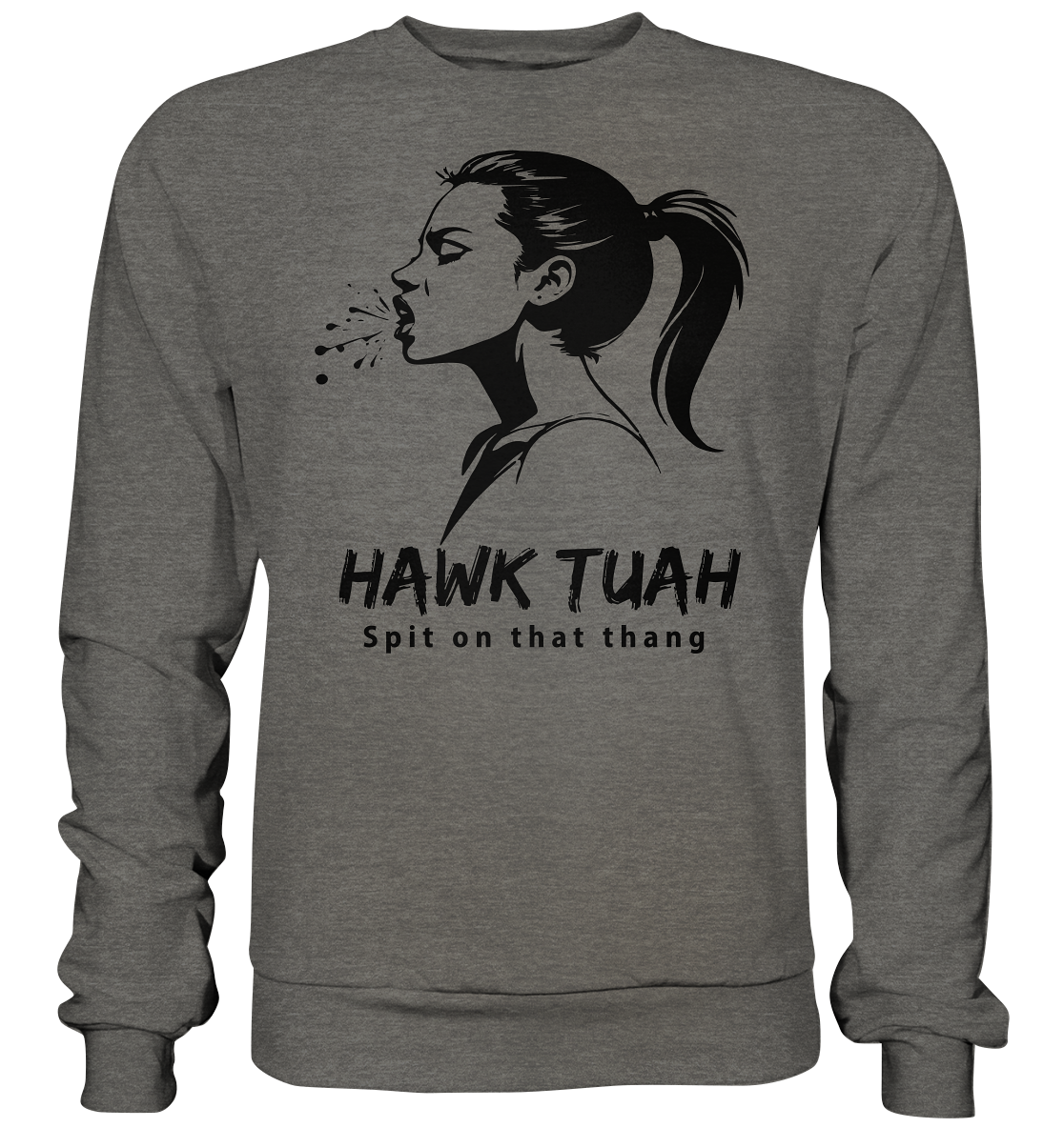 Hawk Tuah Viki-Chic Edition - Basic Sweatshirt