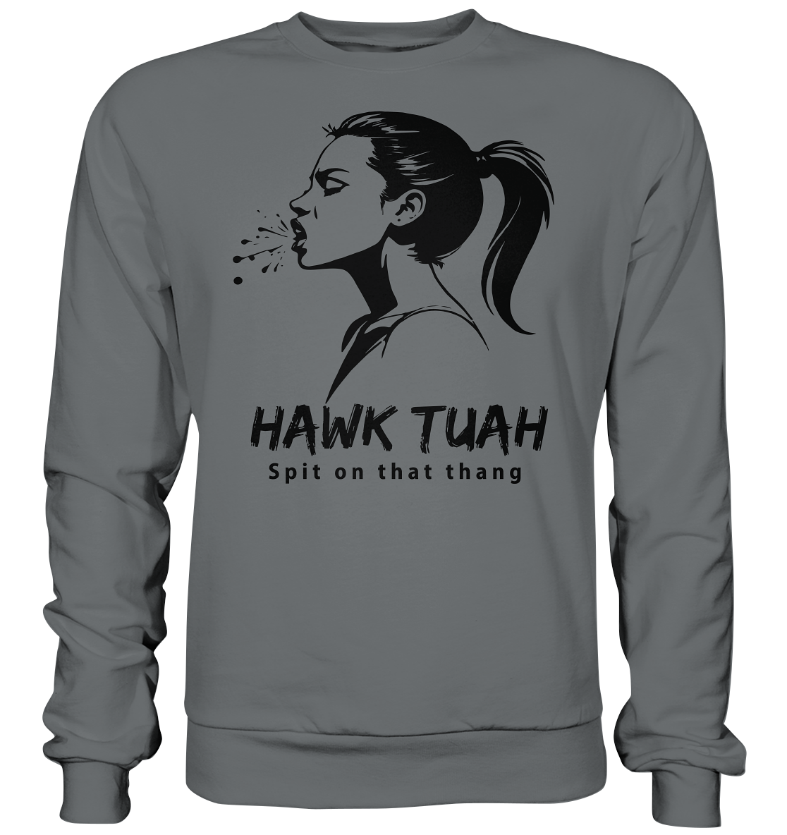 Hawk Tuah Viki-Chic Edition - Basic Sweatshirt