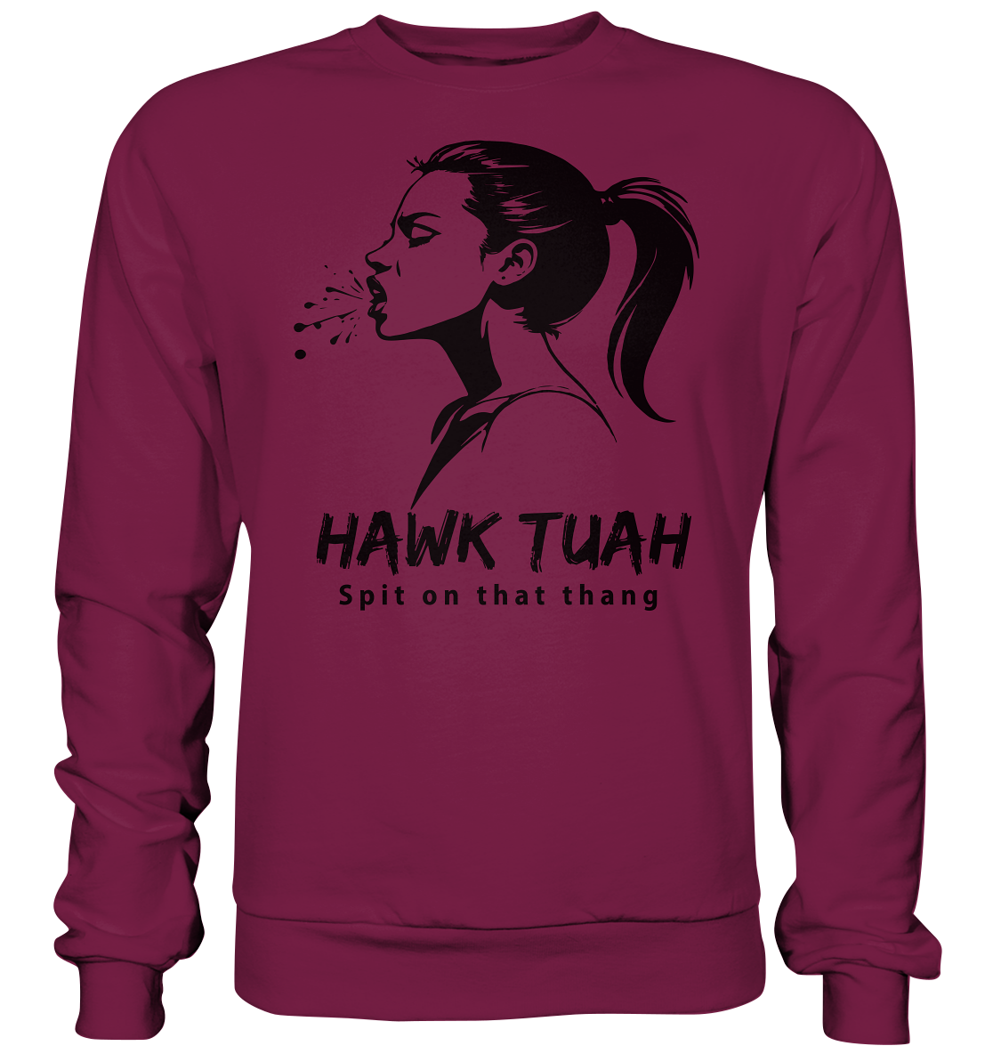 Hawk Tuah Viki-Chic Edition - Basic Sweatshirt