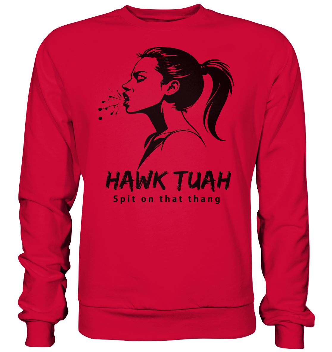 Hawk Tuah Viki-Chic Edition - Basic Sweatshirt