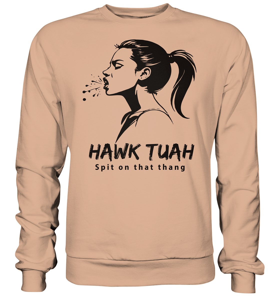 Hawk Tuah Viki-Chic Edition - Basic Sweatshirt