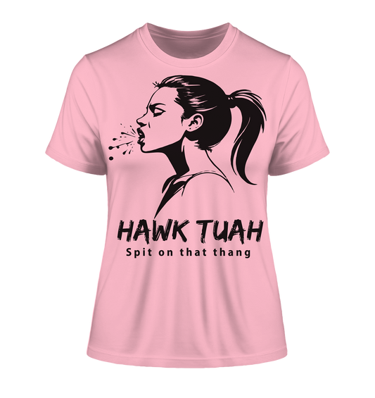 Hawk Tuah Viki-Chic Edition - Fitted Ladies Organic Shirt