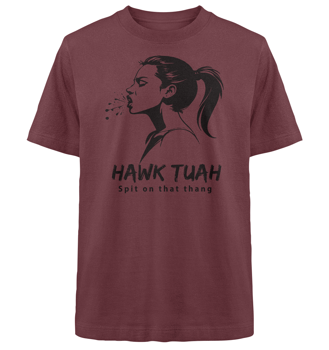 Hawk Tuah Viki-Chic Edition - Heavy Oversized Organic Shirt