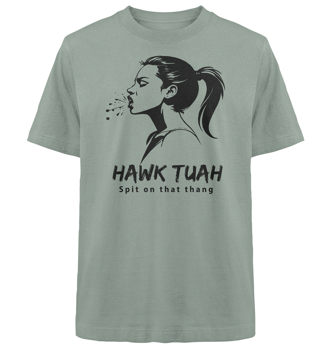 Hawk Tuah Viki-Chic Edition - Heavy Oversized Organic Shirt