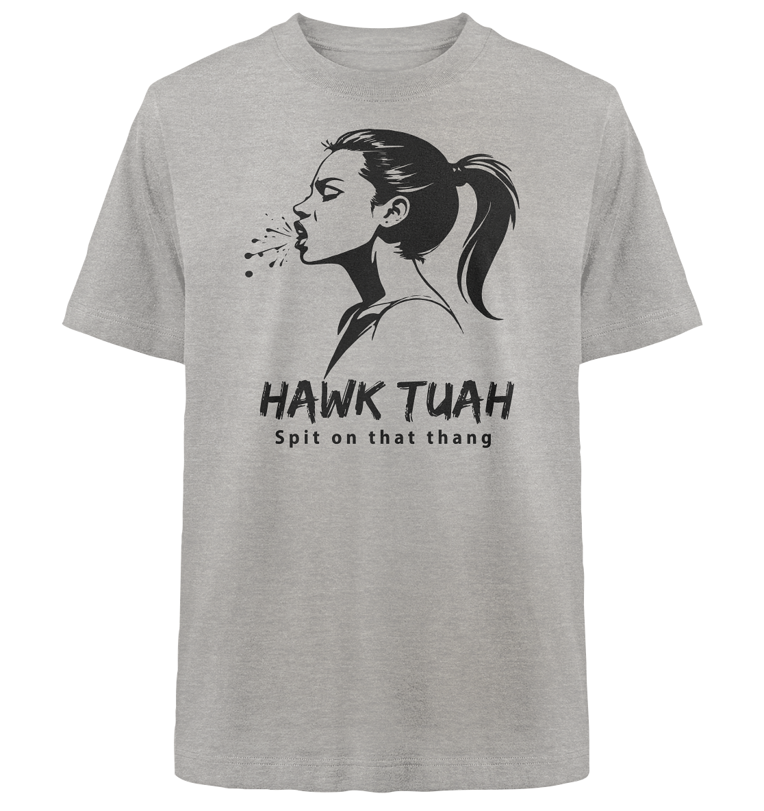 Hawk Tuah Viki-Chic Edition - Heavy Oversized Organic Shirt