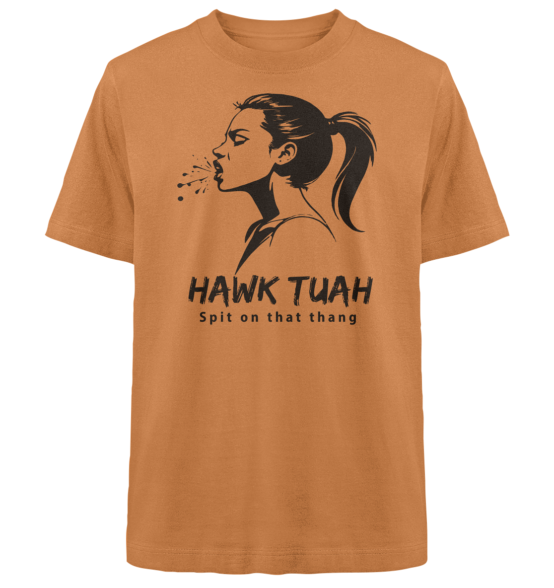 Hawk Tuah Viki-Chic Edition - Heavy Oversized Organic Shirt