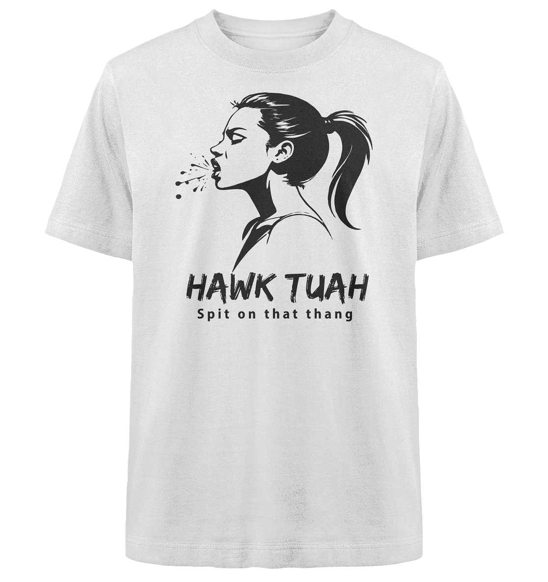 Hawk Tuah Viki-Chic Edition - Heavy Oversized Organic Shirt