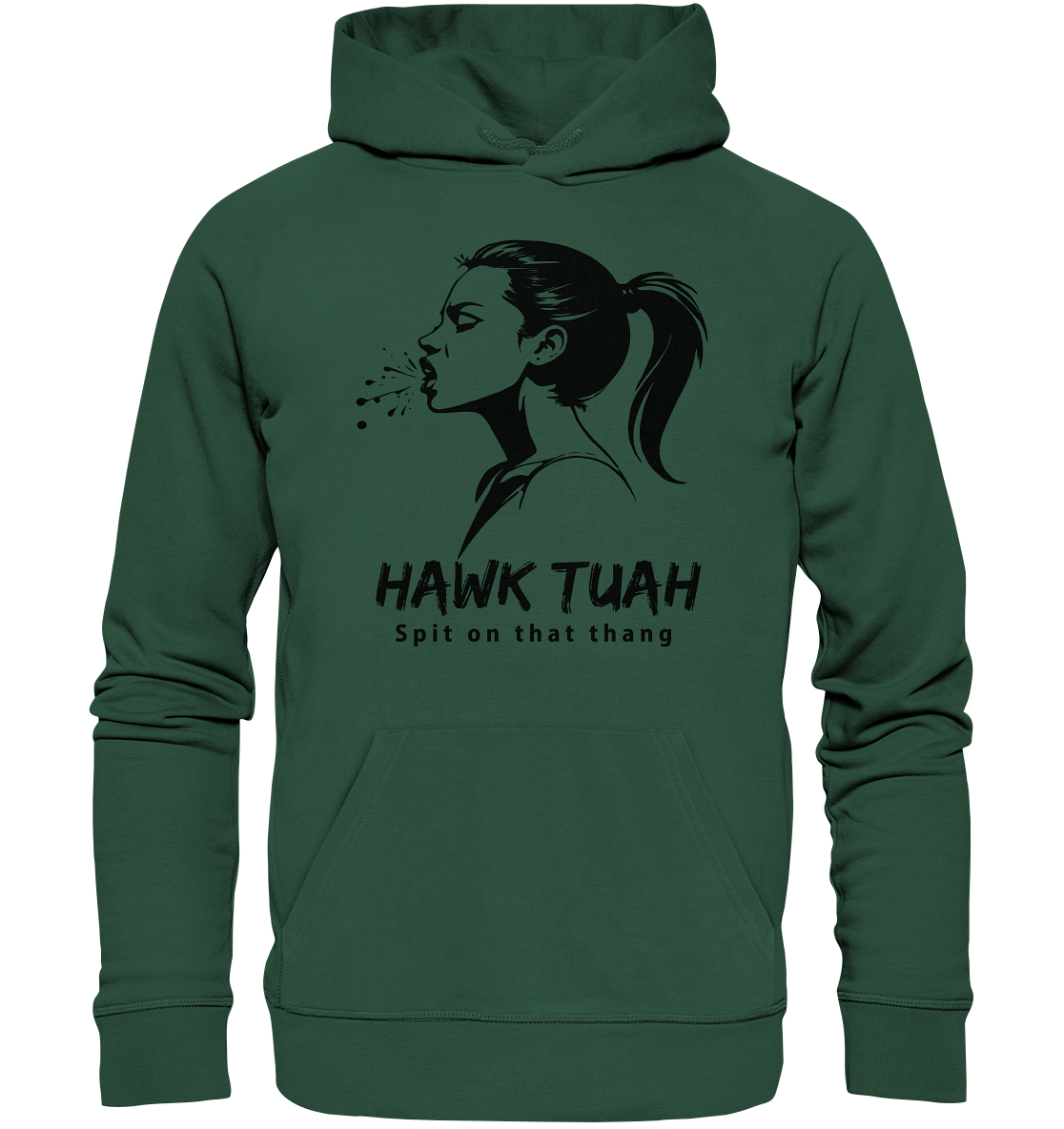 Hawk Tuah Viki-Chic Edition - Organic Basic Hoodie