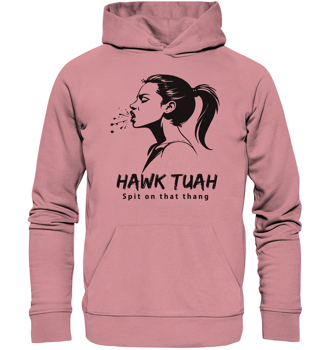 Hawk Tuah Viki-Chic Edition - Organic Basic Hoodie