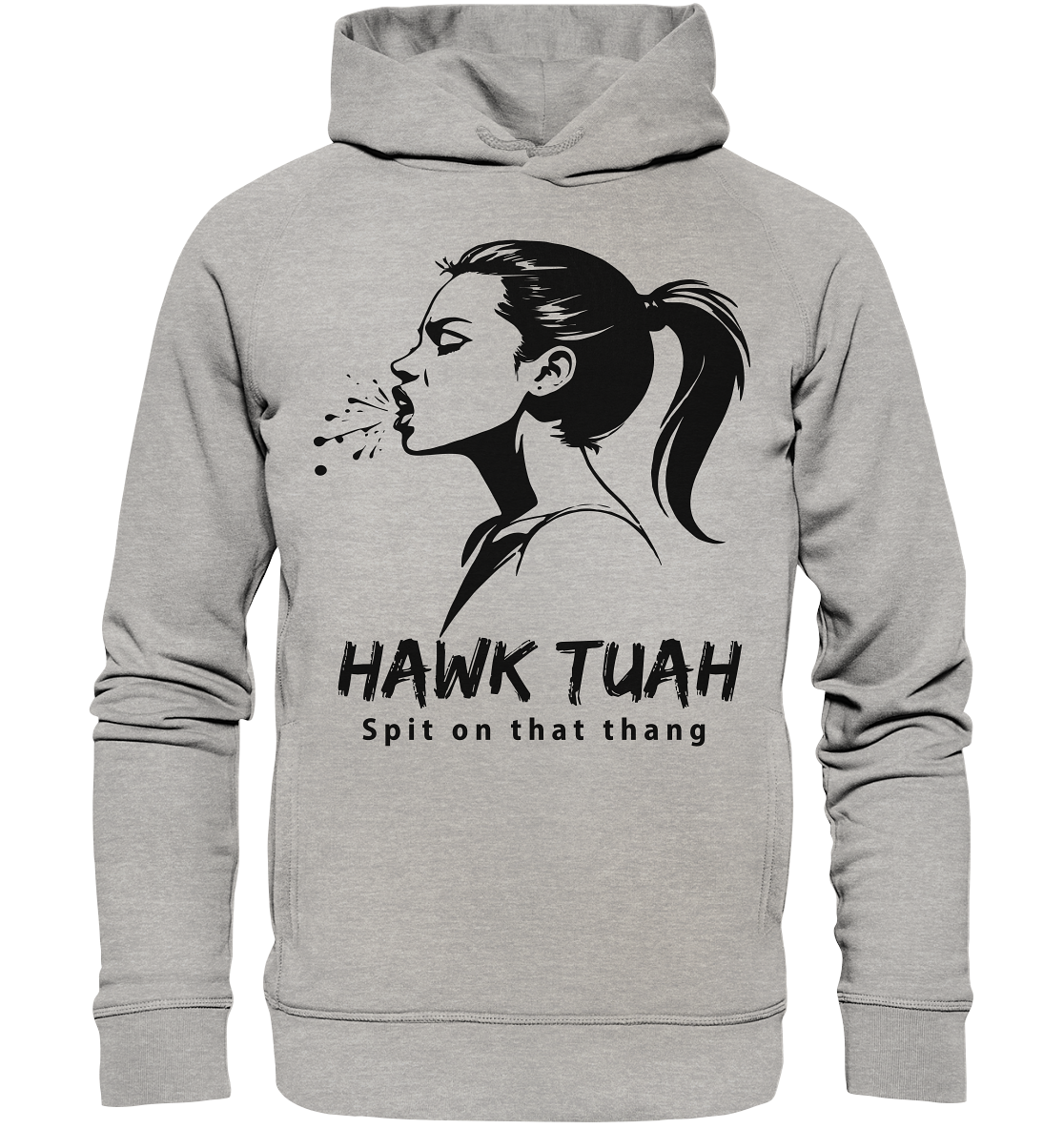 Hawk Tuah Viki-Chic Edition - Organic Fashion Hoodie