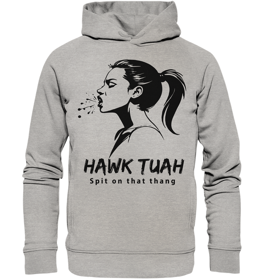 Hawk Tuah Viki-Chic Edition - Organic Fashion Hoodie