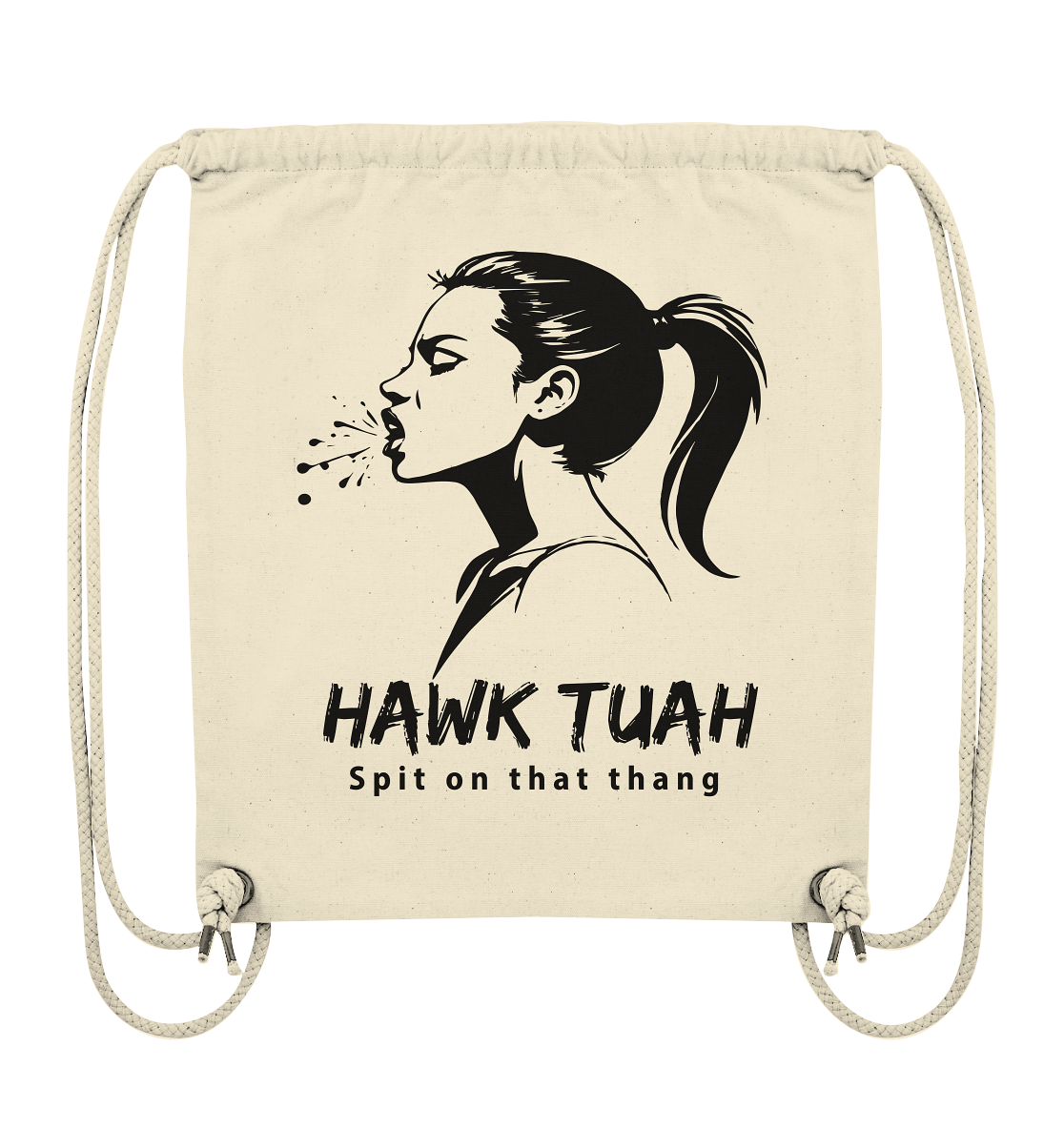 Hawk Tuah Viki-Chic Edition - Organic Gym-Bag