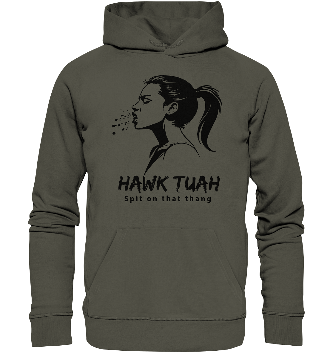Hawk Tuah Viki-Chic Edition - Organic Hoodie