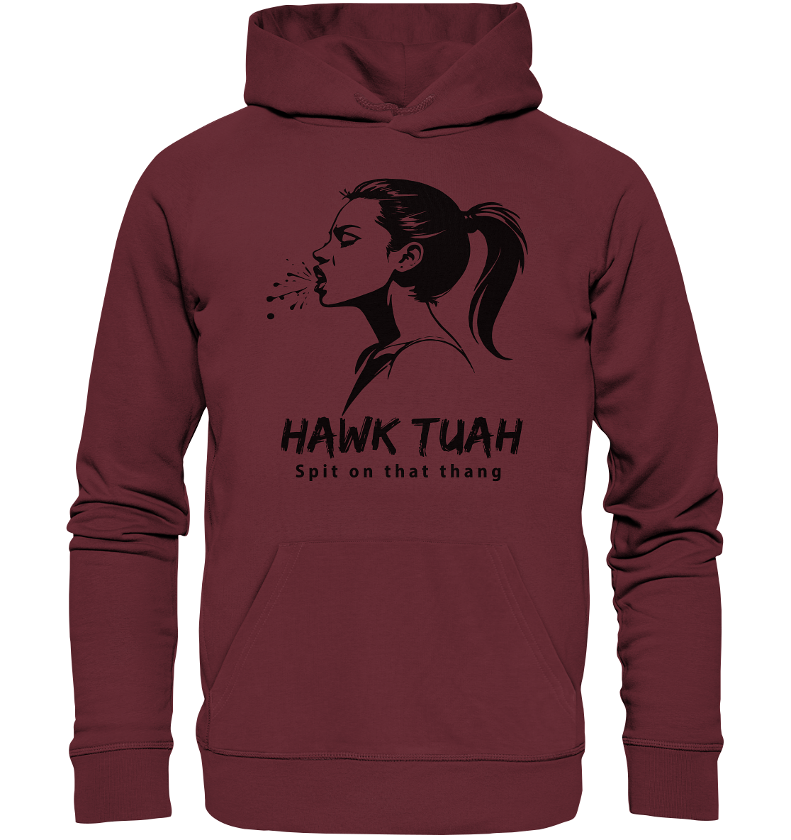 Hawk Tuah Viki-Chic Edition - Organic Hoodie
