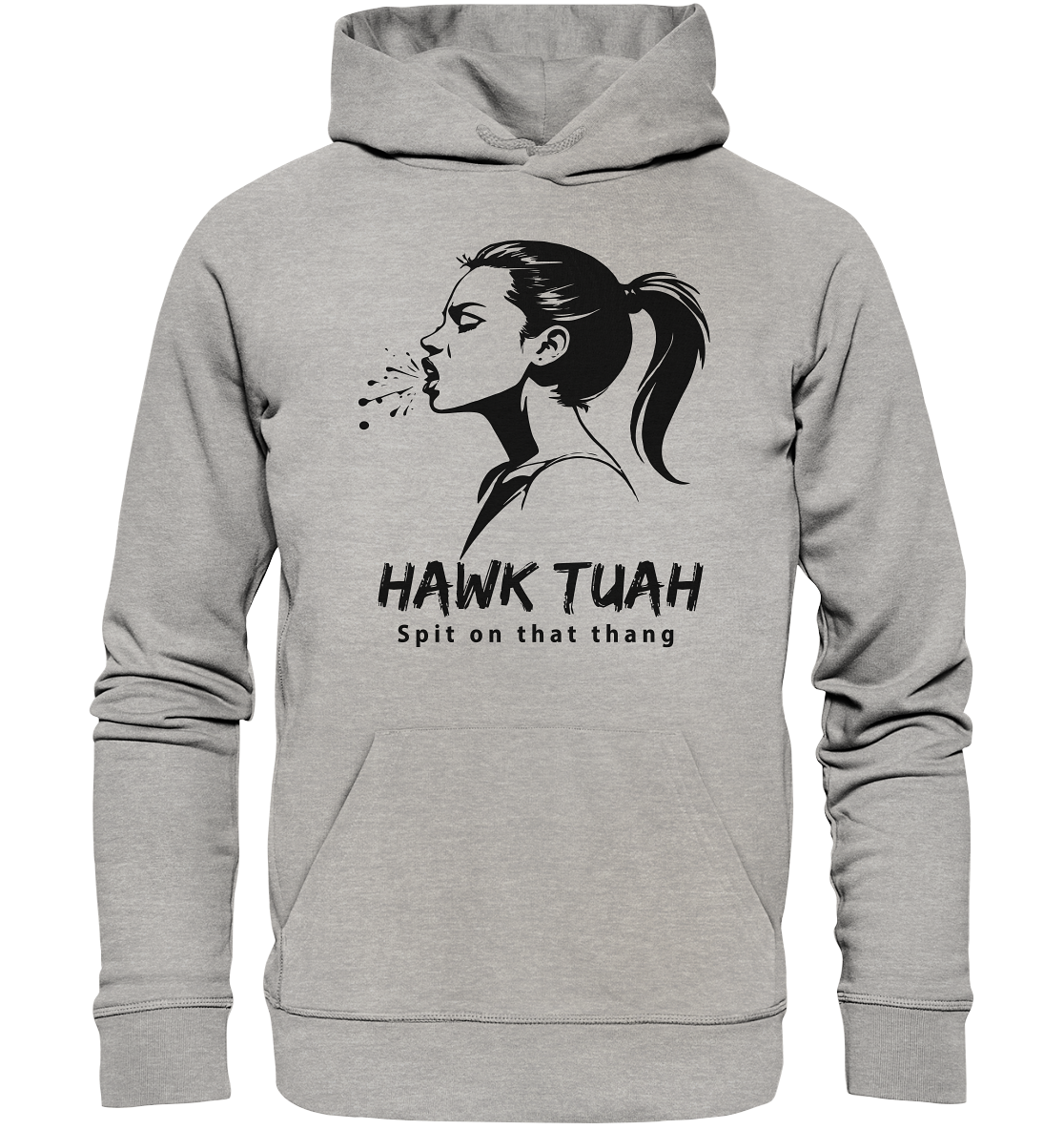 Hawk Tuah Viki-Chic Edition - Organic Hoodie