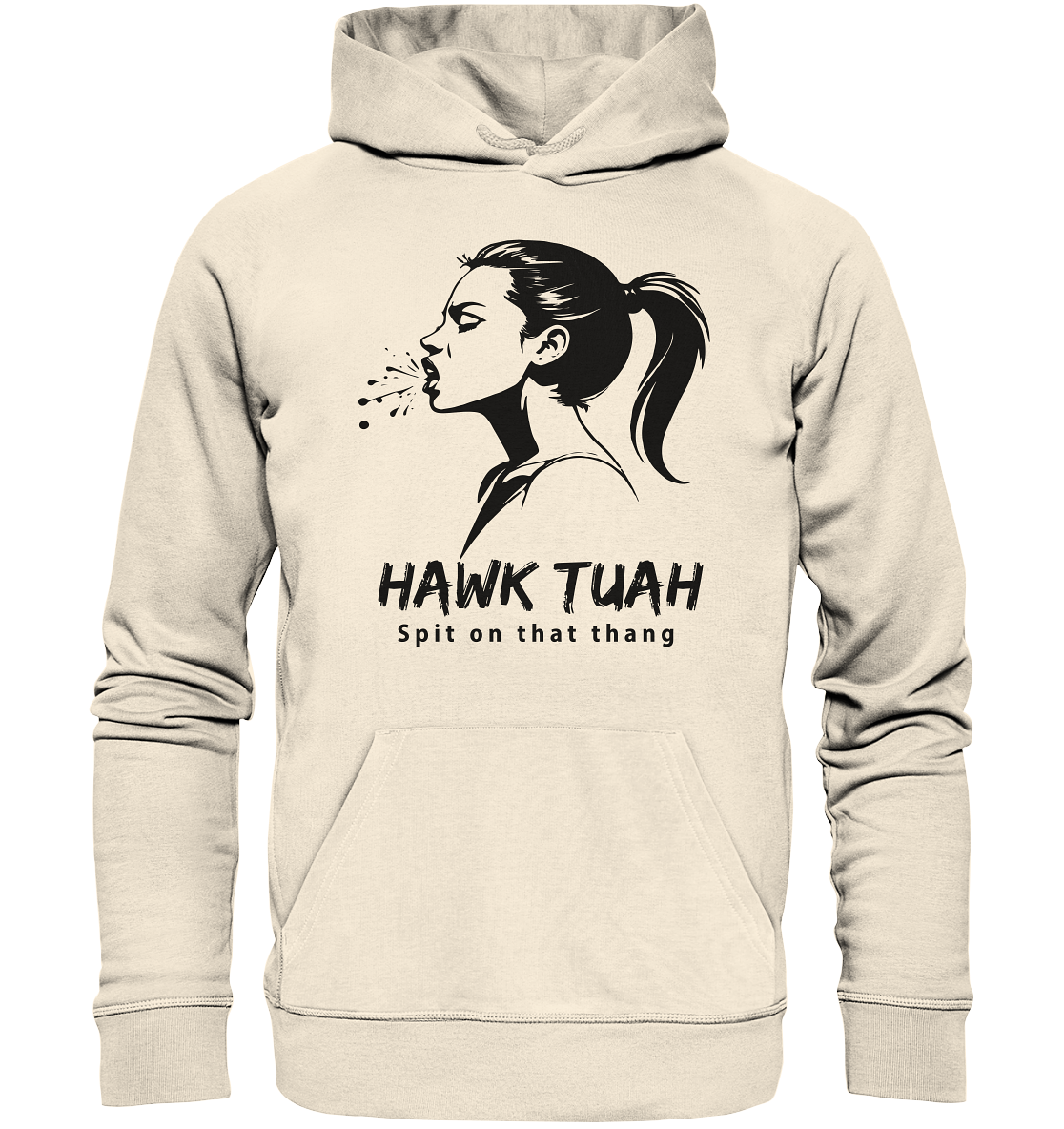 Hawk Tuah Viki-Chic Edition - Organic Hoodie