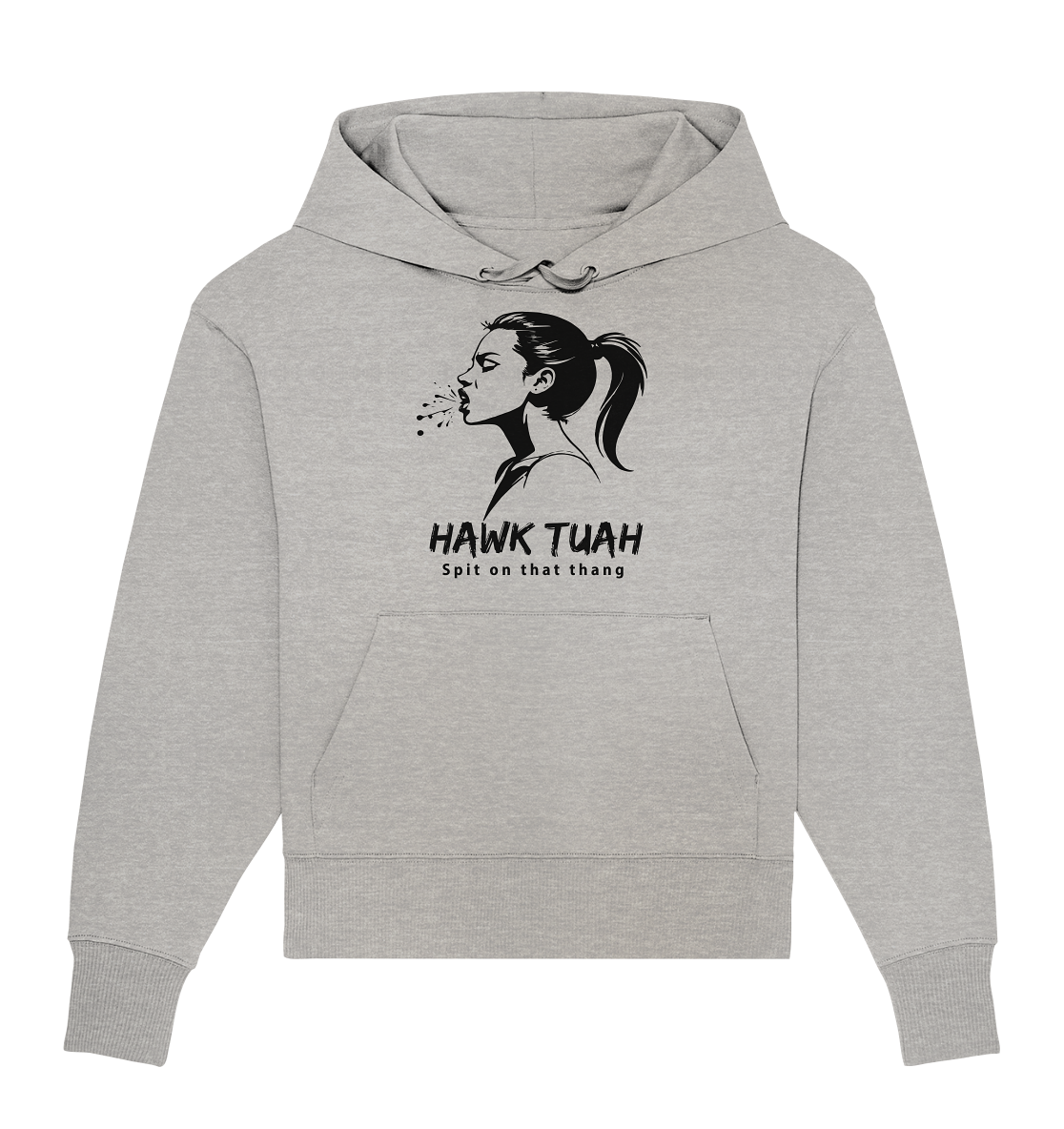 Hawk Tuah Viki-Chic Edition - Organic Oversize Hoodie