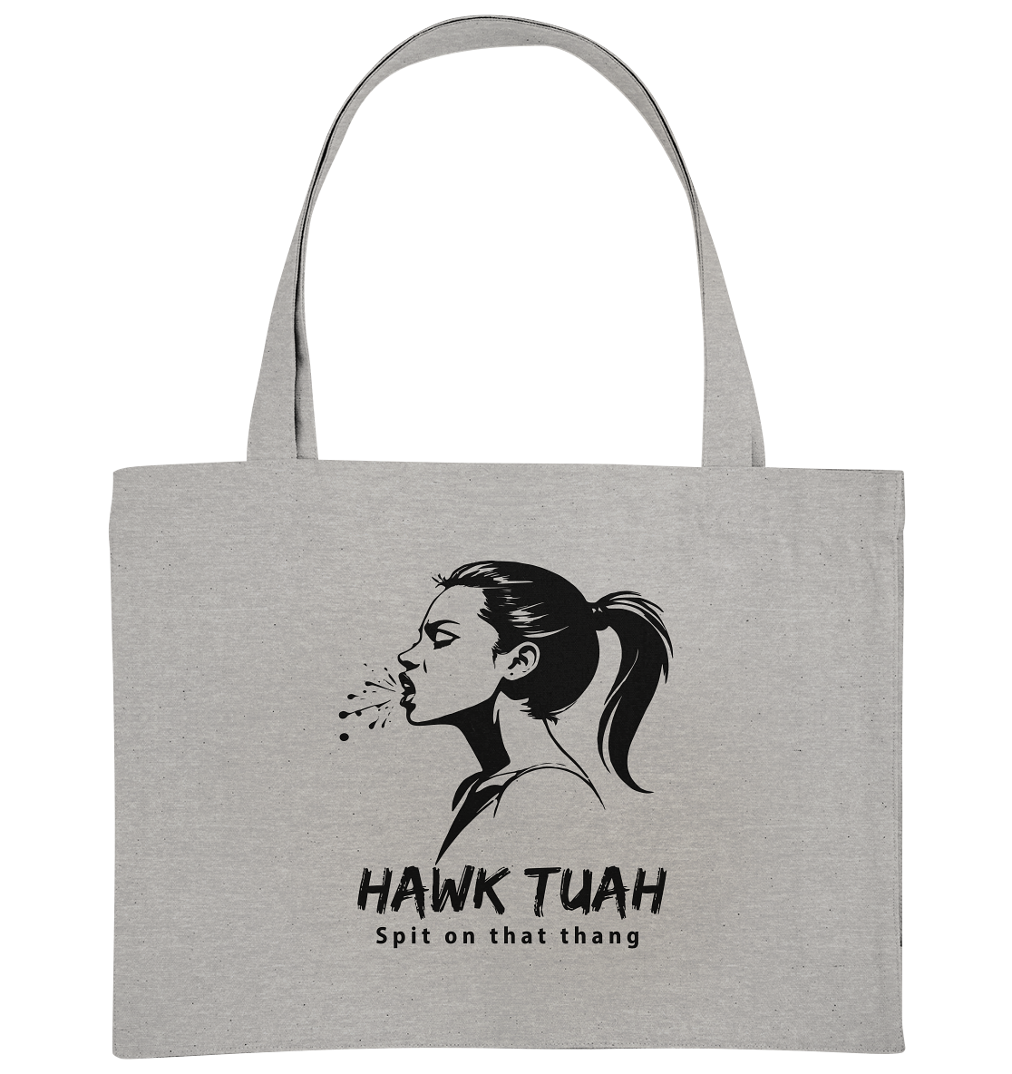 Hawk Tuah Viki-Chic Edition - Organic Shopping-Bag