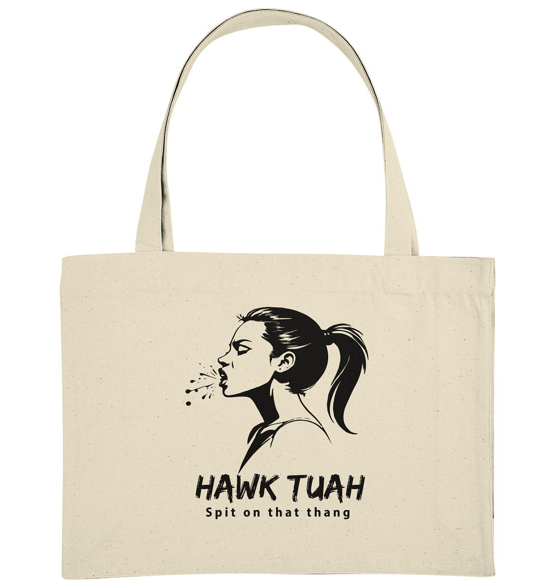 Hawk Tuah Viki-Chic Edition - Organic Shopping-Bag