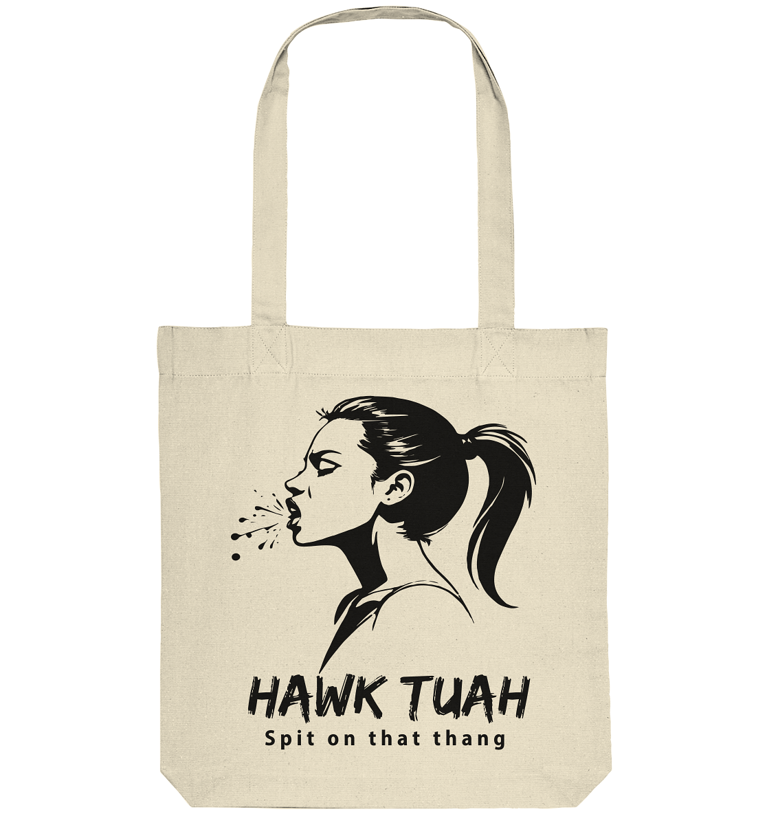 Hawk Tuah Viki-Chic Edition - Organic Tote-Bag