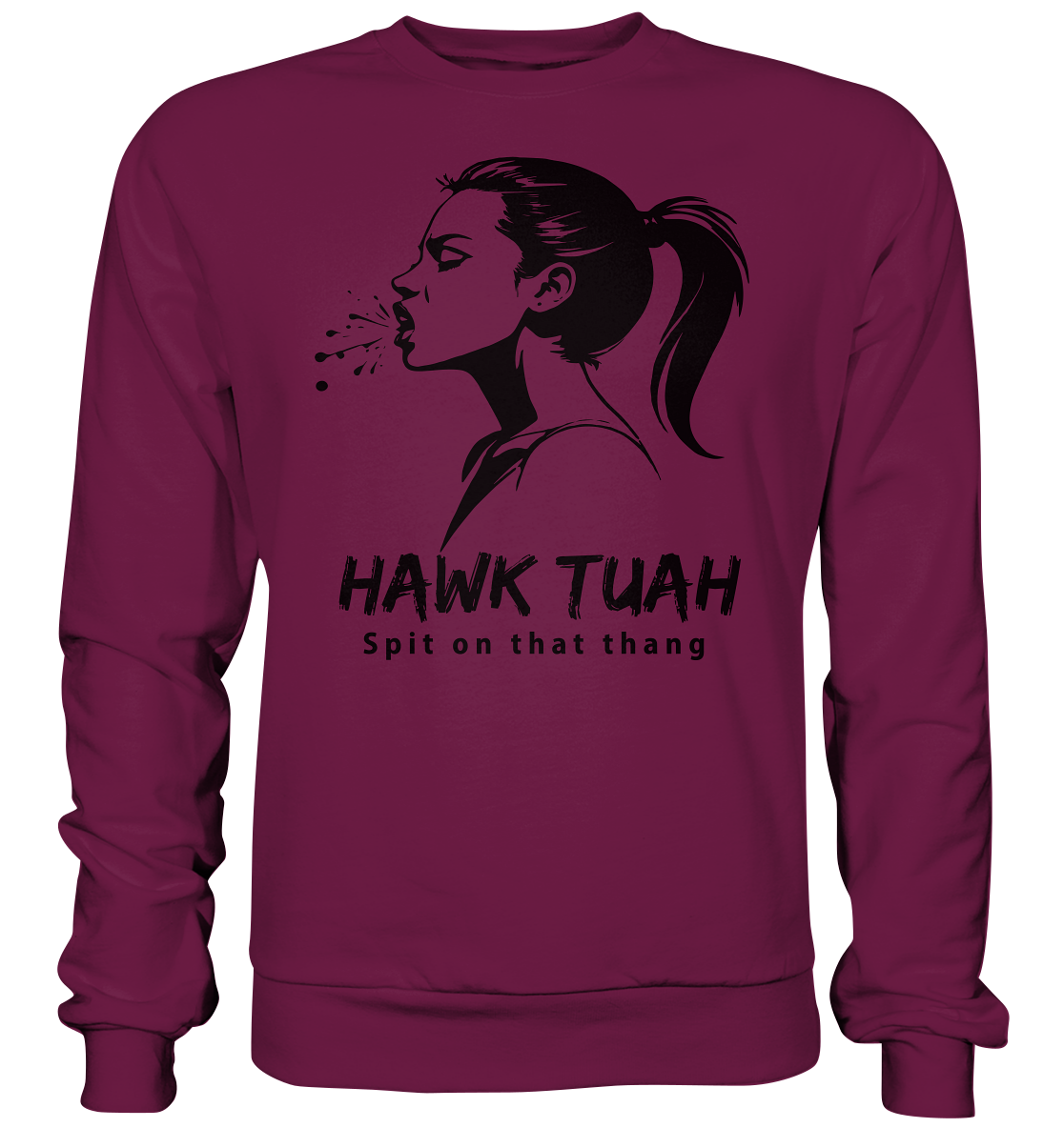 Hawk Tuah Viki-Chic Edition - Premium Sweatshirt