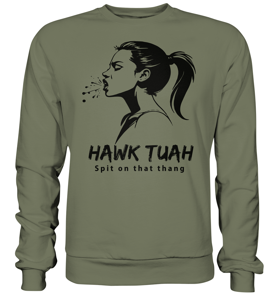 Hawk Tuah Viki-Chic Edition - Premium Sweatshirt