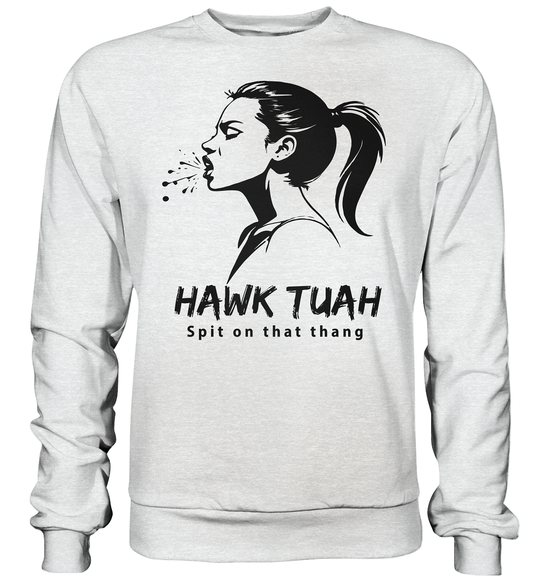 Hawk Tuah Viki-Chic Edition - Premium Sweatshirt