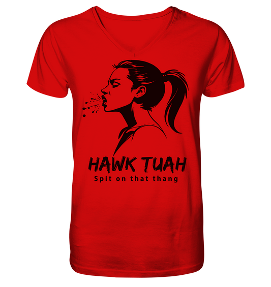 Hawk Tuah Viki-Chic Edition - V-Neck Shirt
