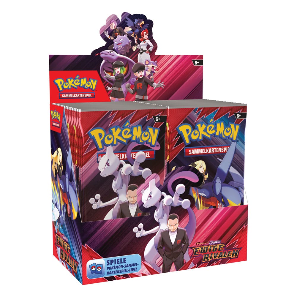 Pokémon TCG: Karmesin Purpur – Ewige Rivalen Display (36 Boosterpacks, Deutsch)