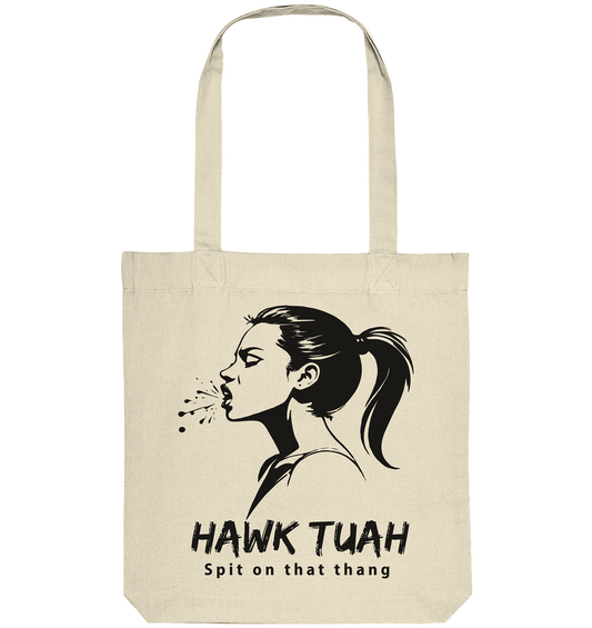 Hawk Tuah Viki-Chic Edition  - Organic Tote-Bag