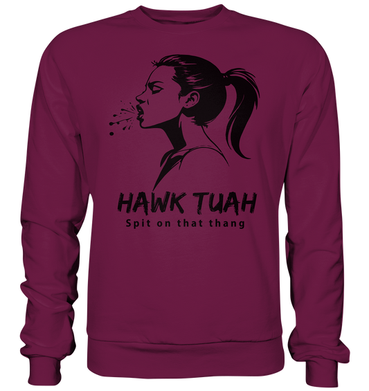 Hawk Tuah Viki-Chic Edition  - Premium Sweatshirt