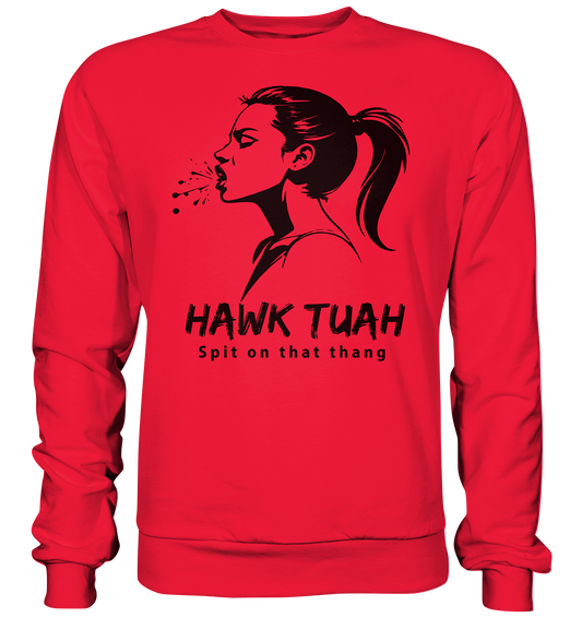Hawk Tuah Viki-Chic Edition  - Premium Sweatshirt