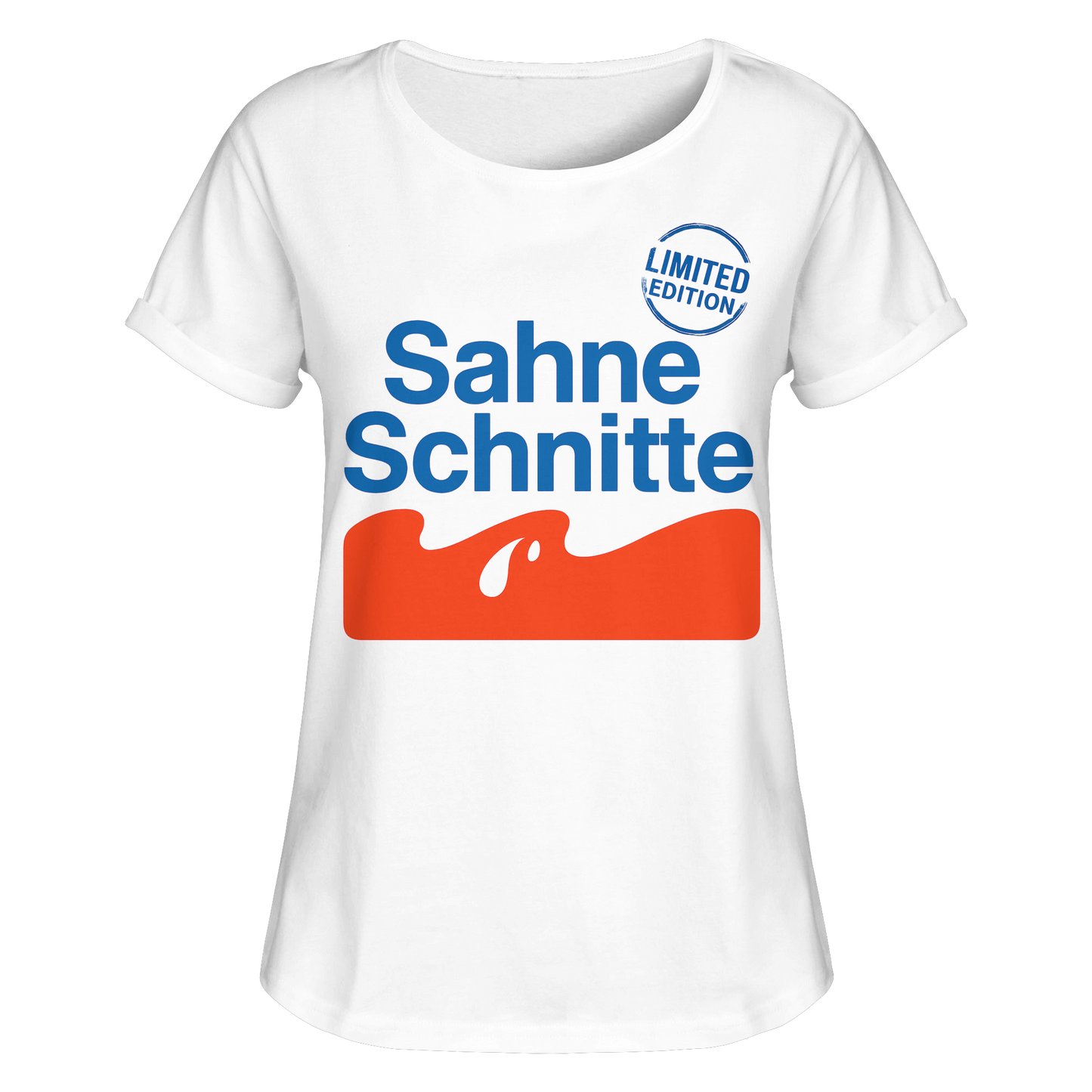 Sahneschnitte - Womens Roll-Up T-Shirt